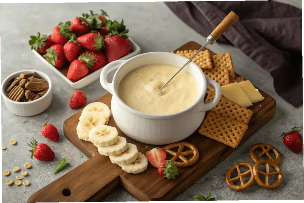 Cheesecake Fondue