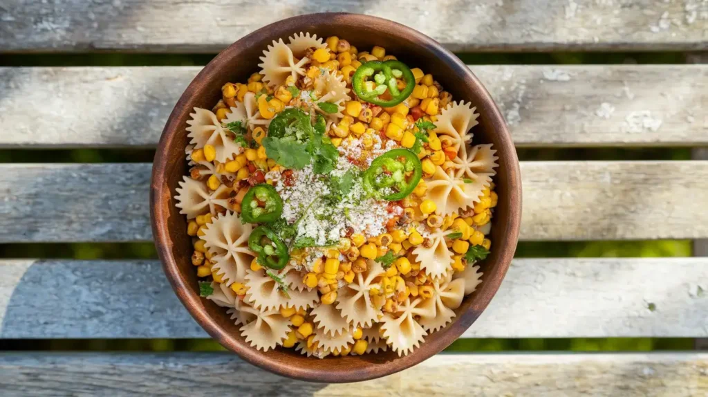 mexican street corn pasta salad