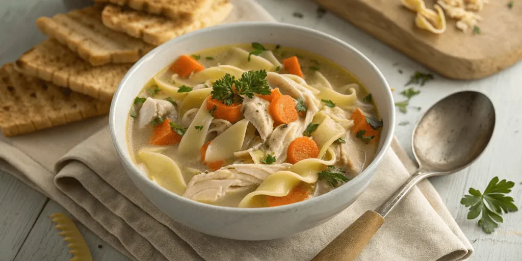 creamy chicken noodle soup