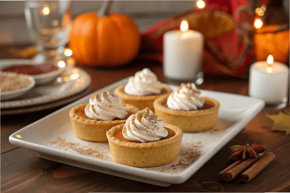 mini pumpkin pies